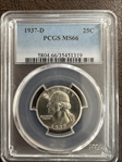 1937-D 25C MS66
