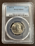 1937-S 25C MS65