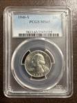 1940-S 25C MS65