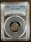 1940 10C MS66