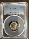 1944 10C MS64