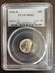 1936-D 10C MS62FB
