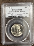 1947-S 25C MS65