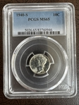 1940-S 10C MS65