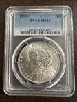 1888-S $1 MS63