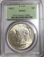 1927 $1 MS63