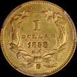 1858 G$1 MS63