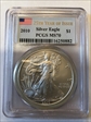 2010 $1 Silver Eagle MS70
