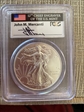 2013-W $1 Burnished Silver Eagle Mercanti Signature SP70