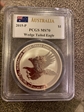2015-P $1 Wedge Tailed Eagle Mercanti Signature MS70