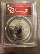 2016 $5 Maple Leaf/Ag First Strike Susan Blunt Queen MS70