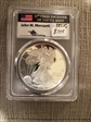 2003-W $1 Silver Eagle Mercanti Signature PR70DCAM