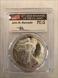 2006-W $1 Silver Eagle Mercanti Signature PR70DCAM