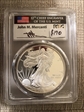 2008-W $1 Silver Eagle Mercanti Signature PR70DCAM