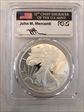 2005-W $1 Silver Eagle Mercanti Signature PR70DCAM
