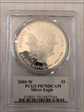 2005-W $1 Silver Eagle Mercanti Signature PR70DCAM