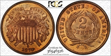 1870 2C MS65RD