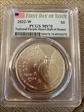 2022-W $1 National Purple Heart Hall of Honor First Day of Issue MS70