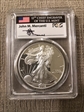 2002-W $1 Silver Eagle Mercanti Signature PR70DCAM