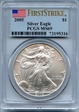 2005 $1 Silver Eagle First Strike MS69