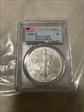 2008-W $1 Burnished Silver Eagle First Strike SP70