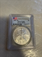 2007-W $1 Burnished Silver Eagle First Strike SP70