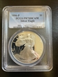 1996-P $1 Silver Eagle PR70DCAM