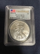 2014-W $1 Burnished Silver Eagle First Strike SP70