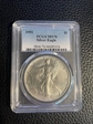 1991 $1 Silver Eagle MS70