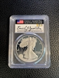 2023-S $1 Silver Eagle Advanced Release Emily Damstra Flag PR70DCAM