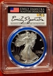 2024-W  $1 Silver Eagle Mint Designer Series FS Emily S. Damstra Flag PR70DCAM