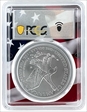 2024-W $1 Burnished Silver Eagle Advanced Release Flag Picture Frame SP70