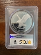 2025-W $1 Silver Eagle w/ Laser Privy Advanced Release PR70DCAM