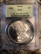 1886 $1 MS64