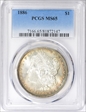 1886 $1 MS65