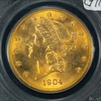 1904 $20 MS64