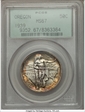 1939 50C Oregon MS67