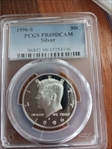 1996-S 50C Silver PR69DCAM