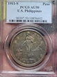 1911-S Peso AU50