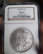 1883 O $1 1883 O $1 MORGAN NGC MS 63