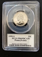1999-S 25C Pennsylvania PR69DCAM