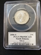 2006-S 25C South Dakota Silver PR69DCAM