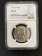 1957 p 50 c Ben Franklin  NGC ms 64