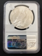 1923 p $ 1 peace  NGC ms 62