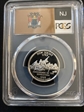 1999-S 25C New Jersey Silver PR69DCAM