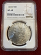1884-O $ 1 morgan ms 64