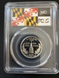 2000-S 25C Maryland Silver PR69DCAM