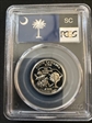2000-S 25C South Carolina Silver PR69DCAM