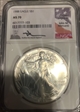 1988 $1 Silver Eagle Mercanti Silver Eagle Signature MS70