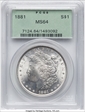1881 $1 MS64